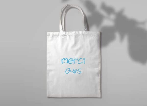 Sac en toile merci AVS