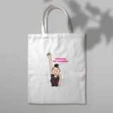 Cadeau personnalisé de merci nounou : Tote bag "nounou en vacances"