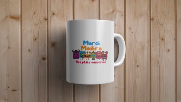Merci maître : Tasse "tes petits monstres"