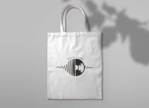 Sac en polyester disque et son fête de la musique