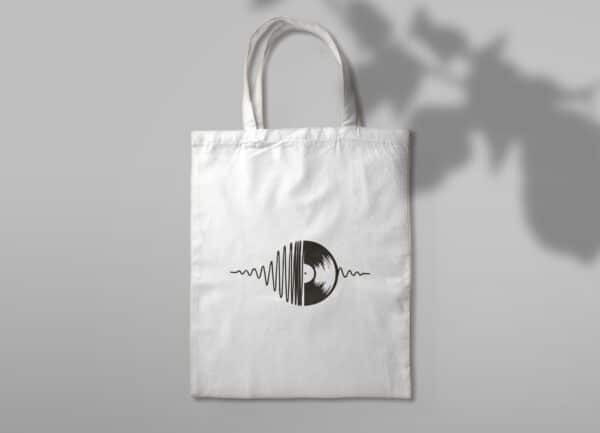 Sac blanc fête de la musique : disque et son