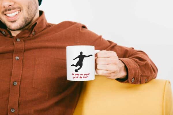 Tasse je suis un super prof de foot
