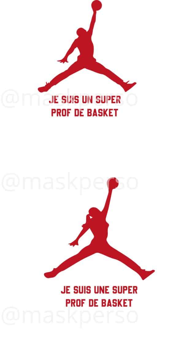 Débardeur super prof de basket – Image 2