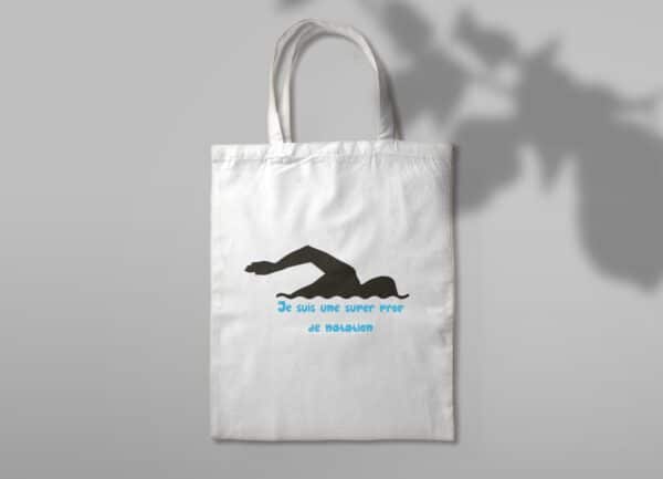 Sac en toile super prof de natation