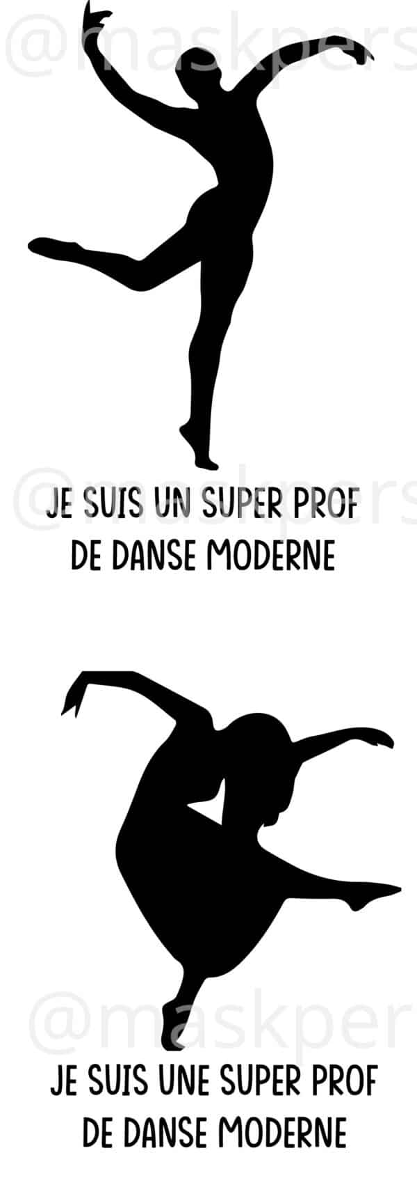 badge super professeur de danse moderne – Image 2