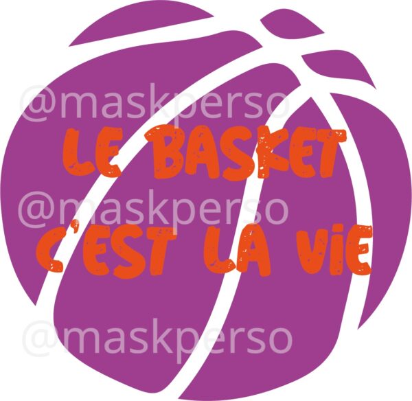 badge le basket c'est la vie – Image 2