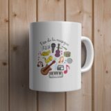 Tasse instruments de musique (fête)