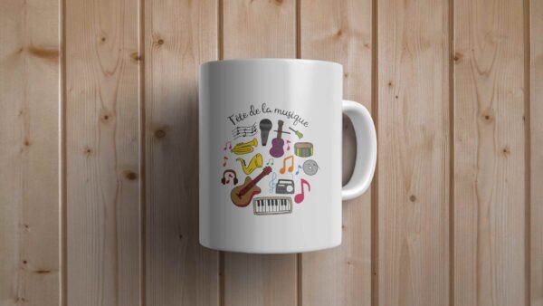 Tasse instruments de musique (fête)
