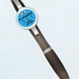 Objet à personnaliser pour maître : stylo professeur de petits humains bleu