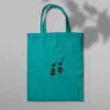 Sac en toile fête musique : notes + personnage