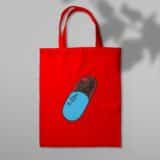Sac en toile fête de la musique : gélule + clé de sol