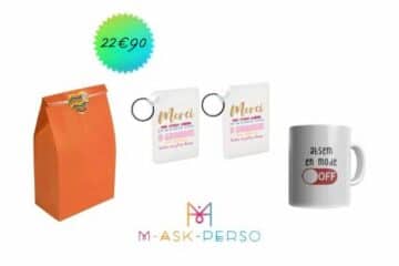 Lot ATSEM mug et porte clés