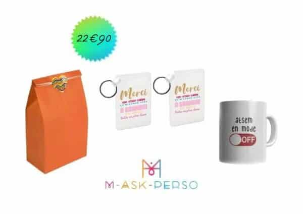 Lot ATSEM mug et porte clés
