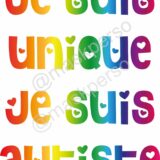 Cadeau autiste : Tasse "je suis unique je suis autiste" – Image 2