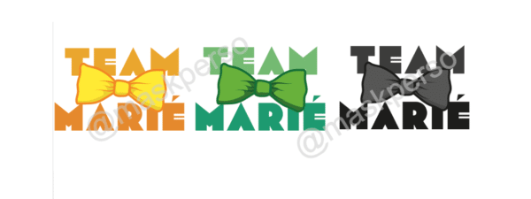 Casquette team marié noeud papillon – Image 4