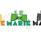 Casquette le marié noeud papillon – Image 4