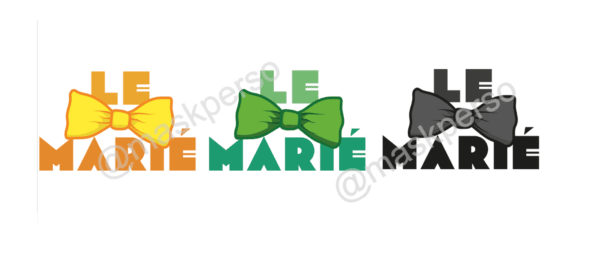 Casquette le marié noeud papillon – Image 4