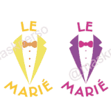 Badge le marié costume – Image 2