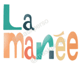 Sous-verres le/la marié(e)- lettre en couleurs – Image 3