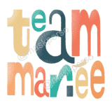 Casquette team mariée- lettre en couleurs – Image 2