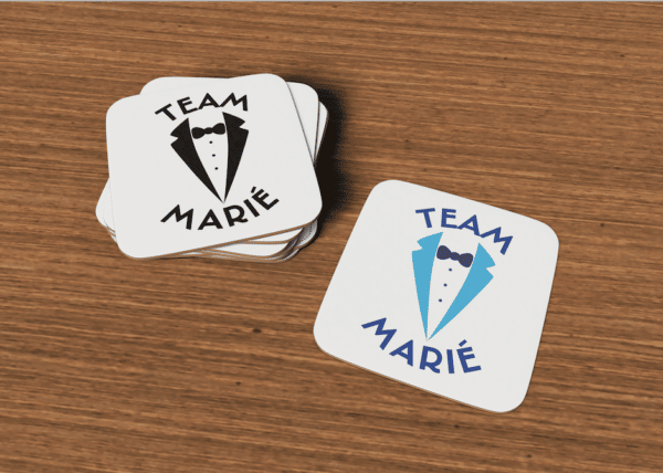 Sous-verres team marié costume – Image 2