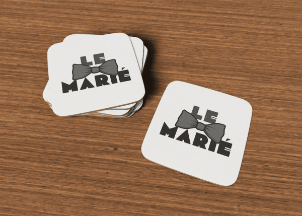 Sous-verres le marié noeud papillon – Image 2