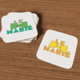 Idée EVG : sous-verres le marié
