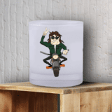 Verre à whisky personnalisé : moto-team marié