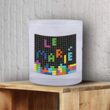 Verre à whisky le marié jeu Tetris