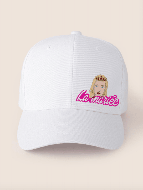 Casquette la mariée : barbie avec couronne