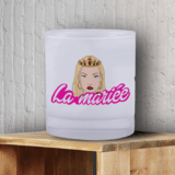 Barbie produit : verre à whisky la mariée