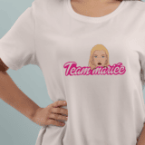 Création barbie : t-shirt team mariée