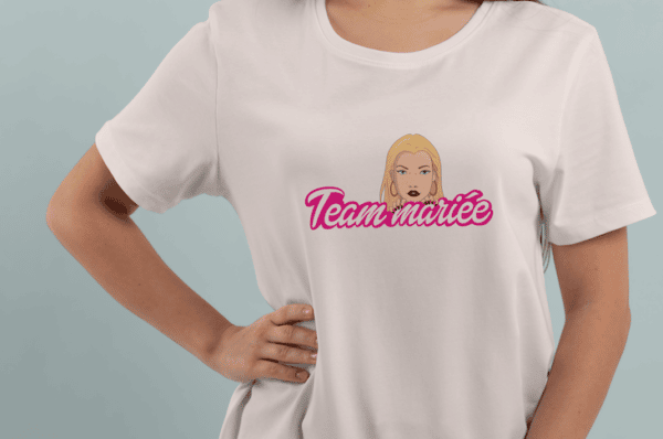 T-shirt team mariée barbie