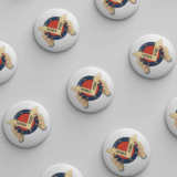 Super héroïne : badge wonder témoin/mariée