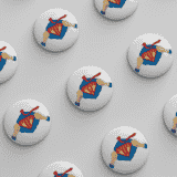 Idée EVG : badge super héro marié