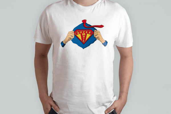 T-shirt super héro le marié