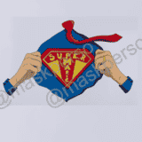 Idée EVG : badge super héro marié – Image 2