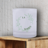 Verre à whisky la mariée- couronne de fleurs – Image 3