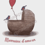 Gobelet personnalisé Marraine d'amour – Image 2