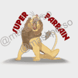 Body personnalisé super parrain lion – Image 4