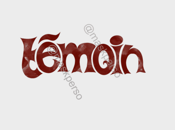 Gobelet personnalisé - écriture témoin – Image 3