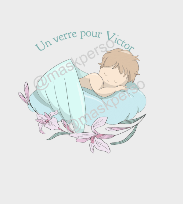 Cadre personnalisé bar a gobelets ange – Image 4