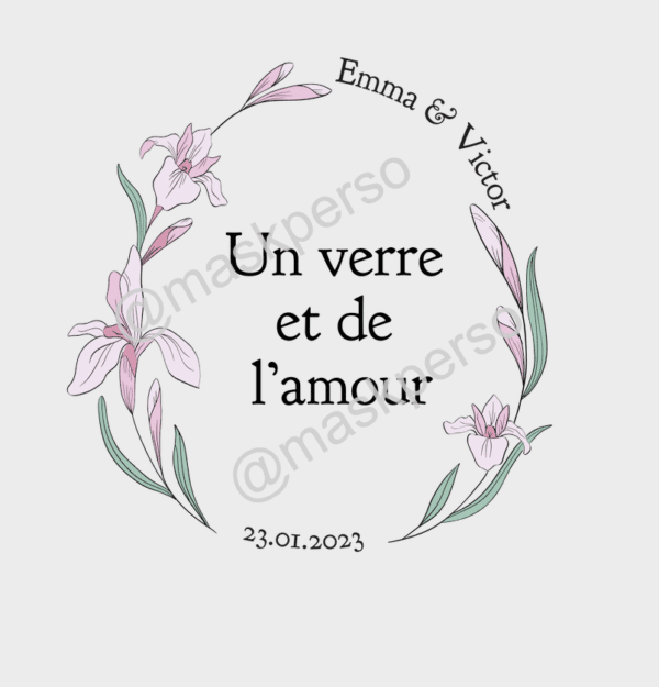 Cadre personnalisé bar a gobelets princesse – Image 4