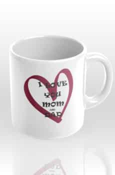 Mug personnalisé naissance mum and dad