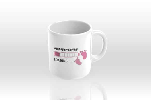 Mug personnalisé naissance loading – Image 3