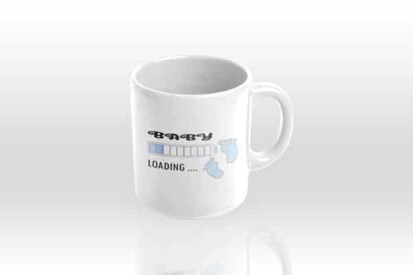 Mug personnalisé naissance loading – Image 2
