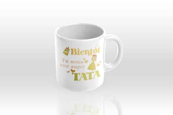 Mug personnalisé naissance tata – Image 4