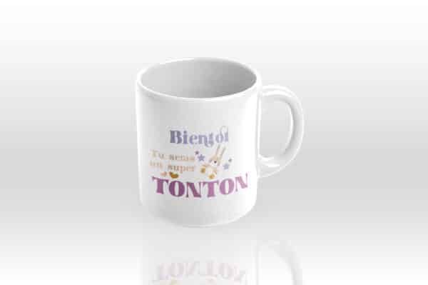 Mug personnalisé naissance tonton