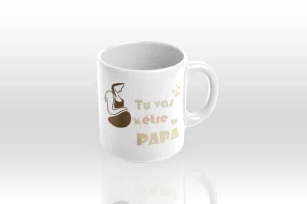 Mug personnalisé naissance tu vas être papa – Image 3