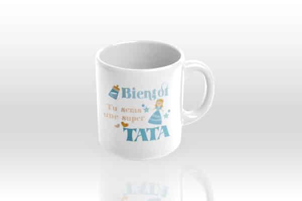 Mug personnalisé naissance tata